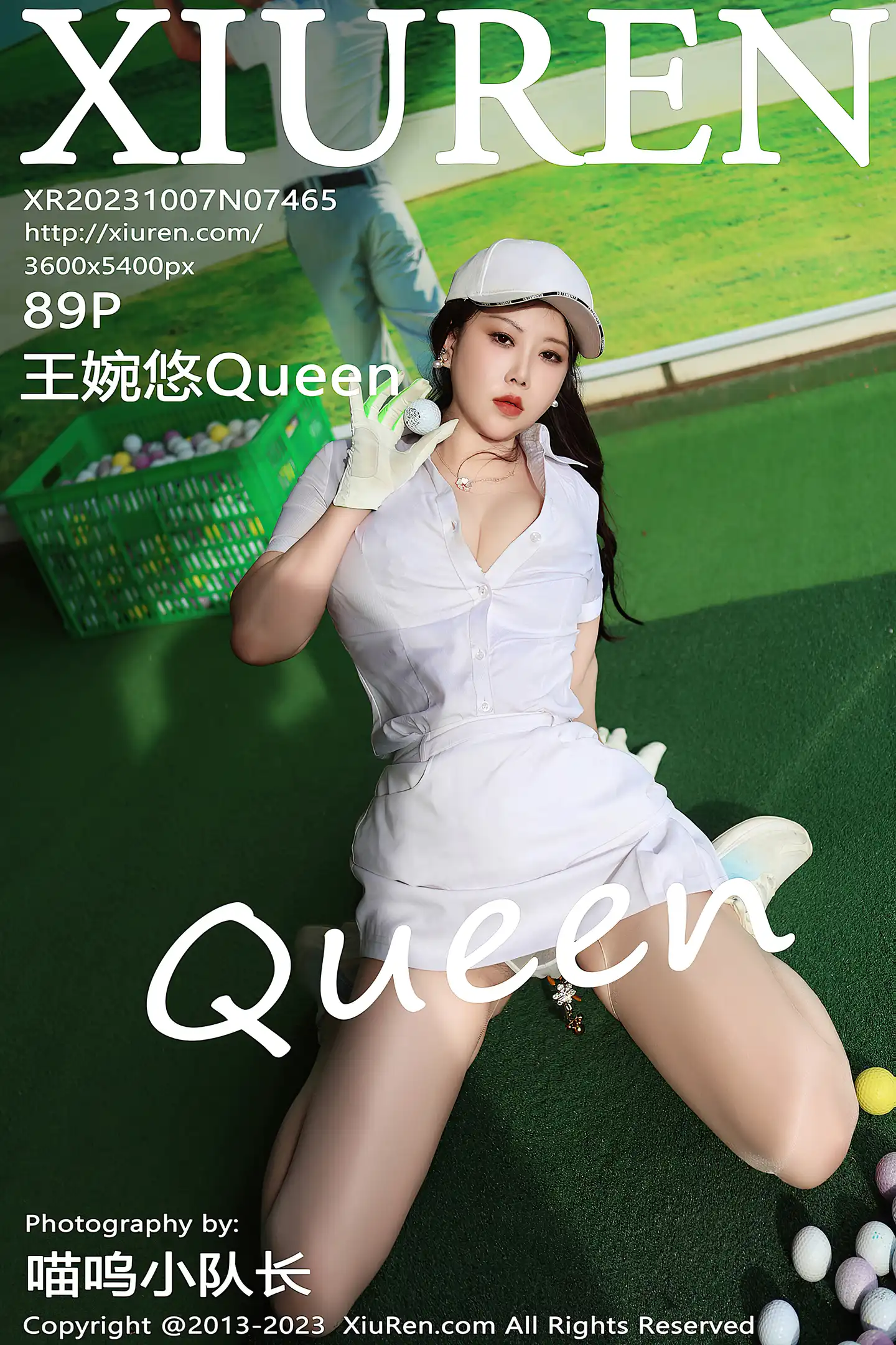 [XiuRen秀人网]No.7465_模特王婉悠Queen白色运动服饰配开档肉丝秀惹火身材诱惑写真89P-秀人网 - XiuRen.Space